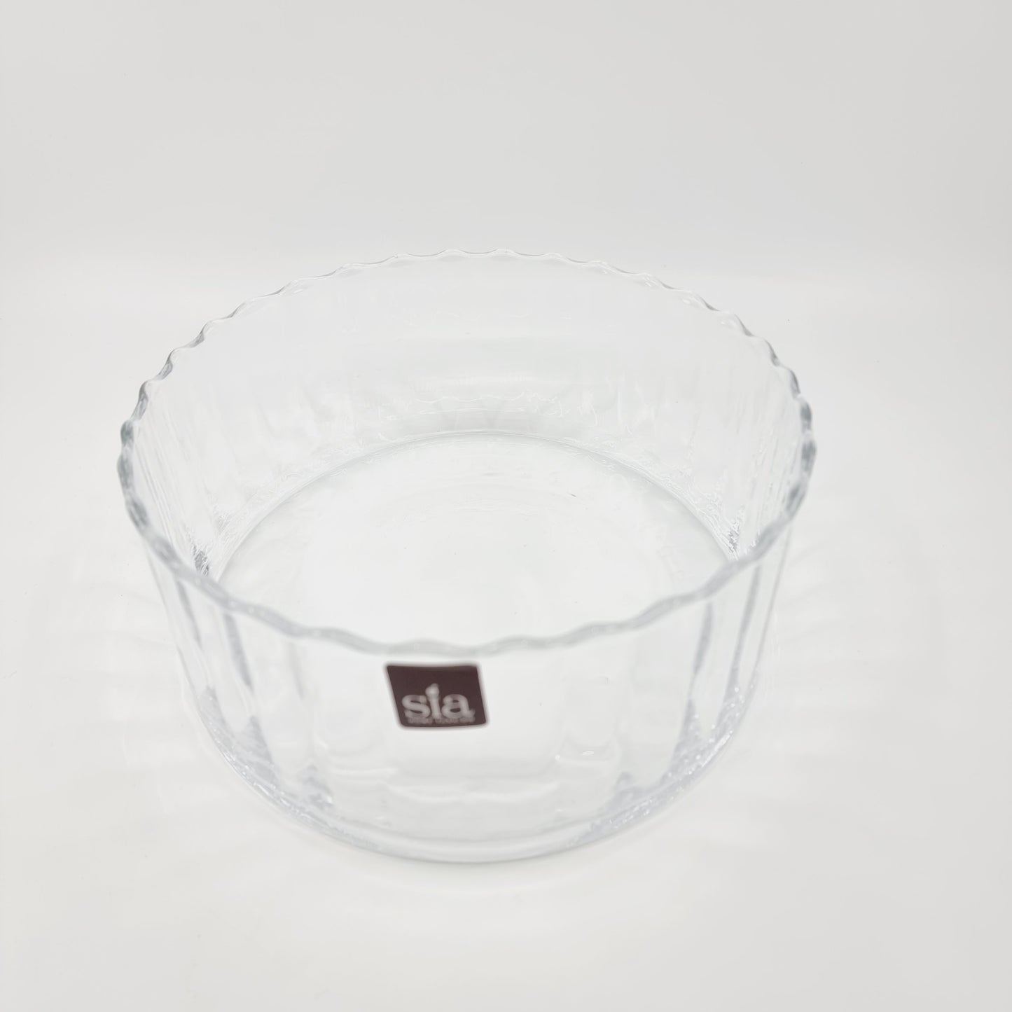 Grande bonbonnière en verre