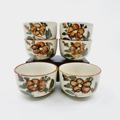 Bol - fleurs (6 pièces)