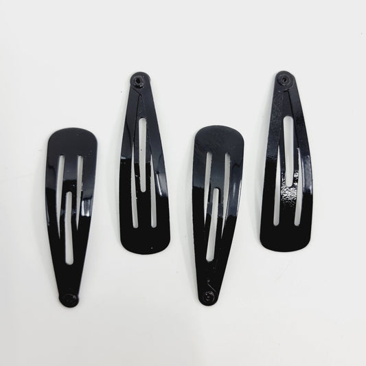 Barrette à cheveux - noir (4 pièces)