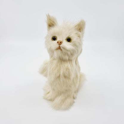 Grand chat beige poilu (Modèle n°83)