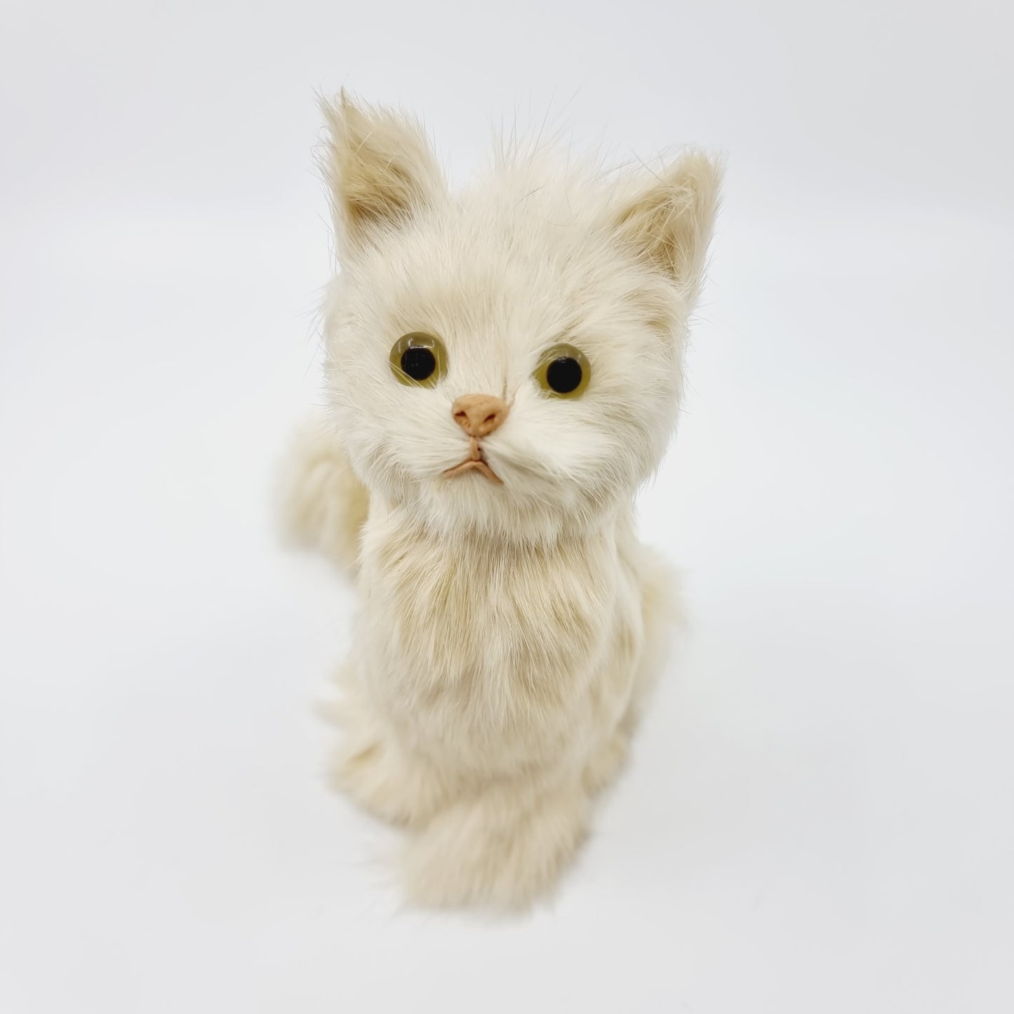 Grand chat beige poilu (Modèle n°83)