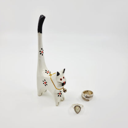 Chat porte-bagues (Modèle n°12)