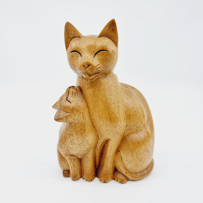 Lot de chats en bois (6 pièces) (Modèle n°19)