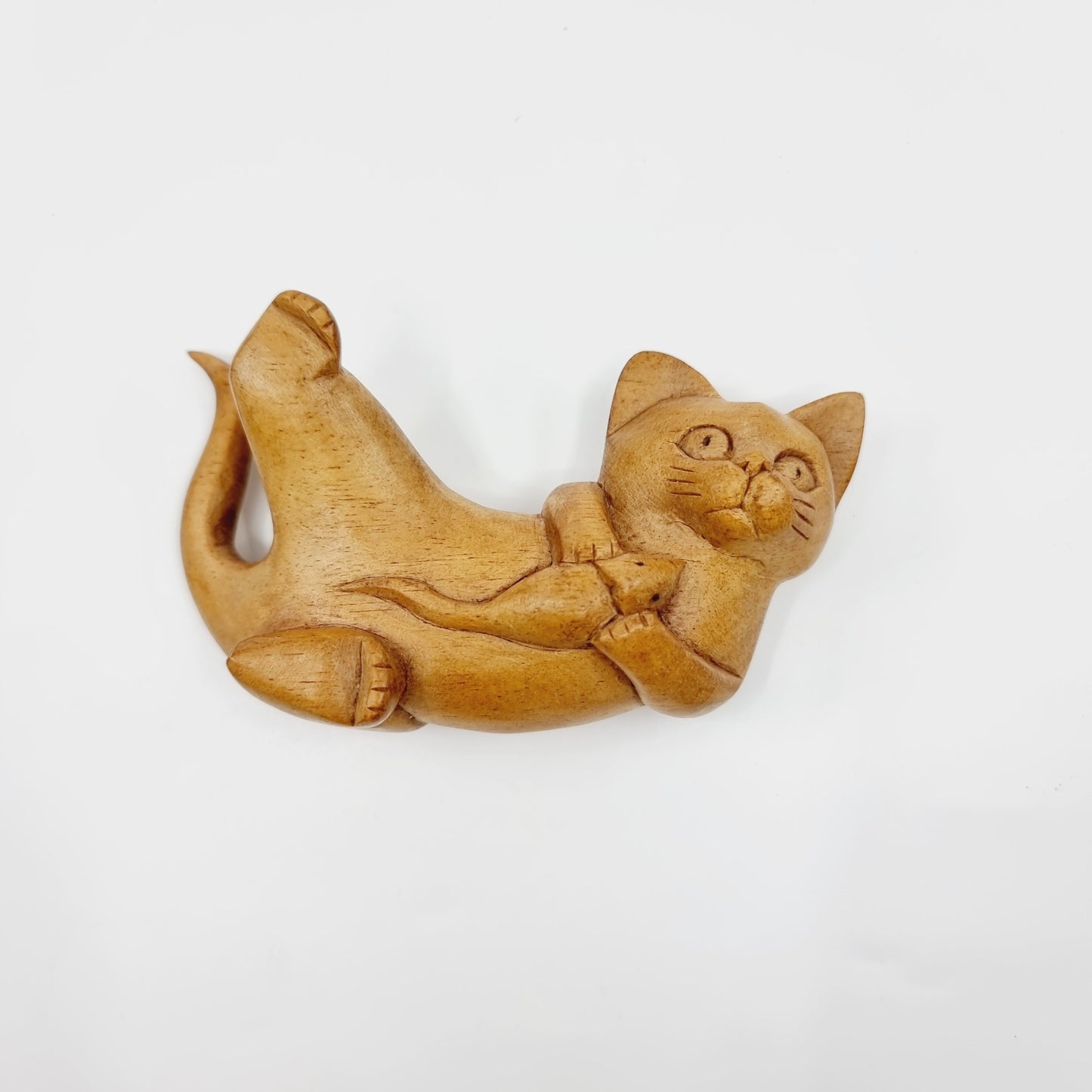 Lot de chats en bois (6 pièces) (Modèle n°19)