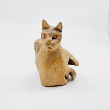 Lot de chats en bois (6 pièces) (Modèle n°19)