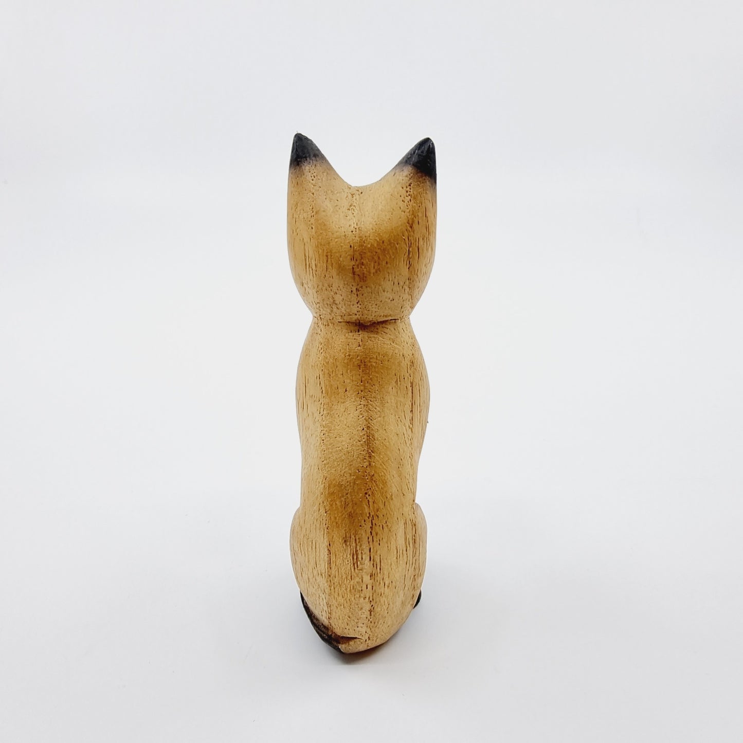 Chat en bois aux yeux bleus  (Modèle n°31)