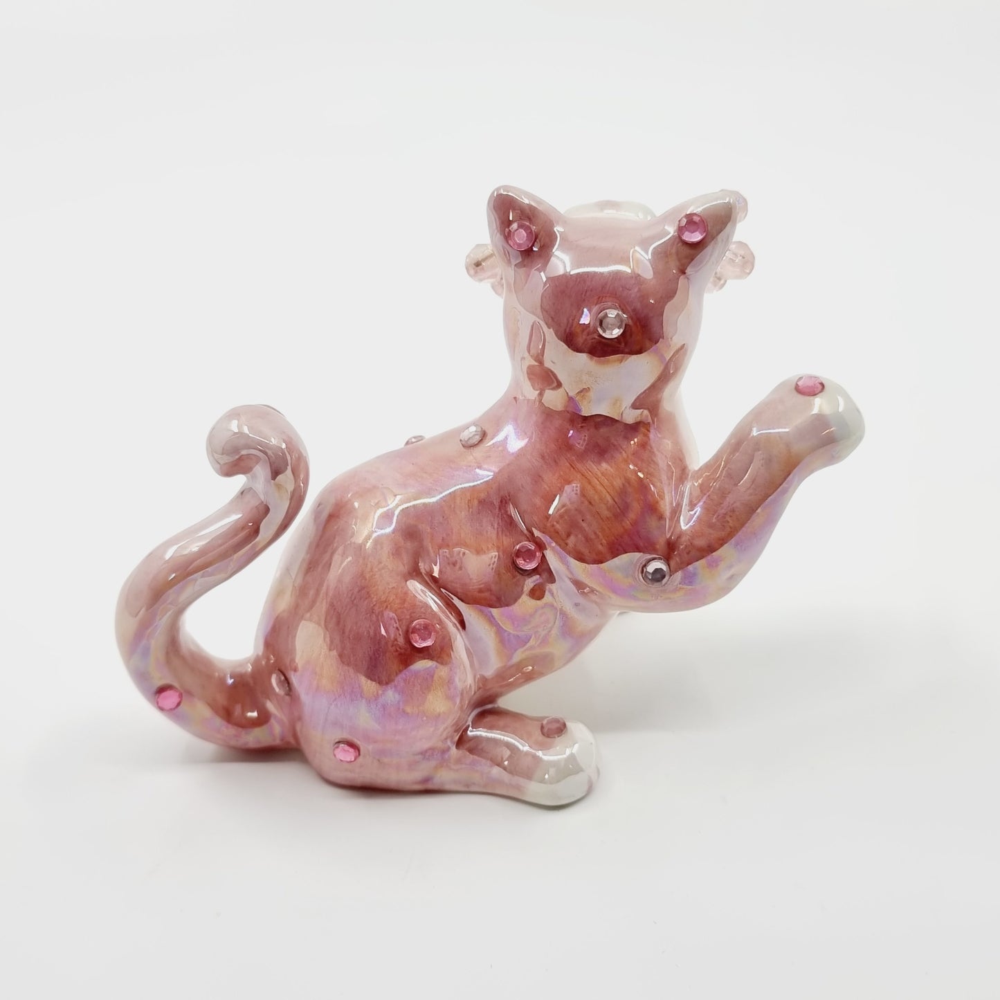 Chat rigolo avec perles (Modèle n°28)