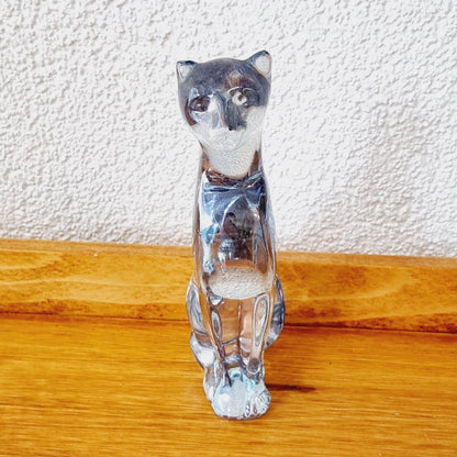 Bibelot - Panthère en véritable cristal de plomb