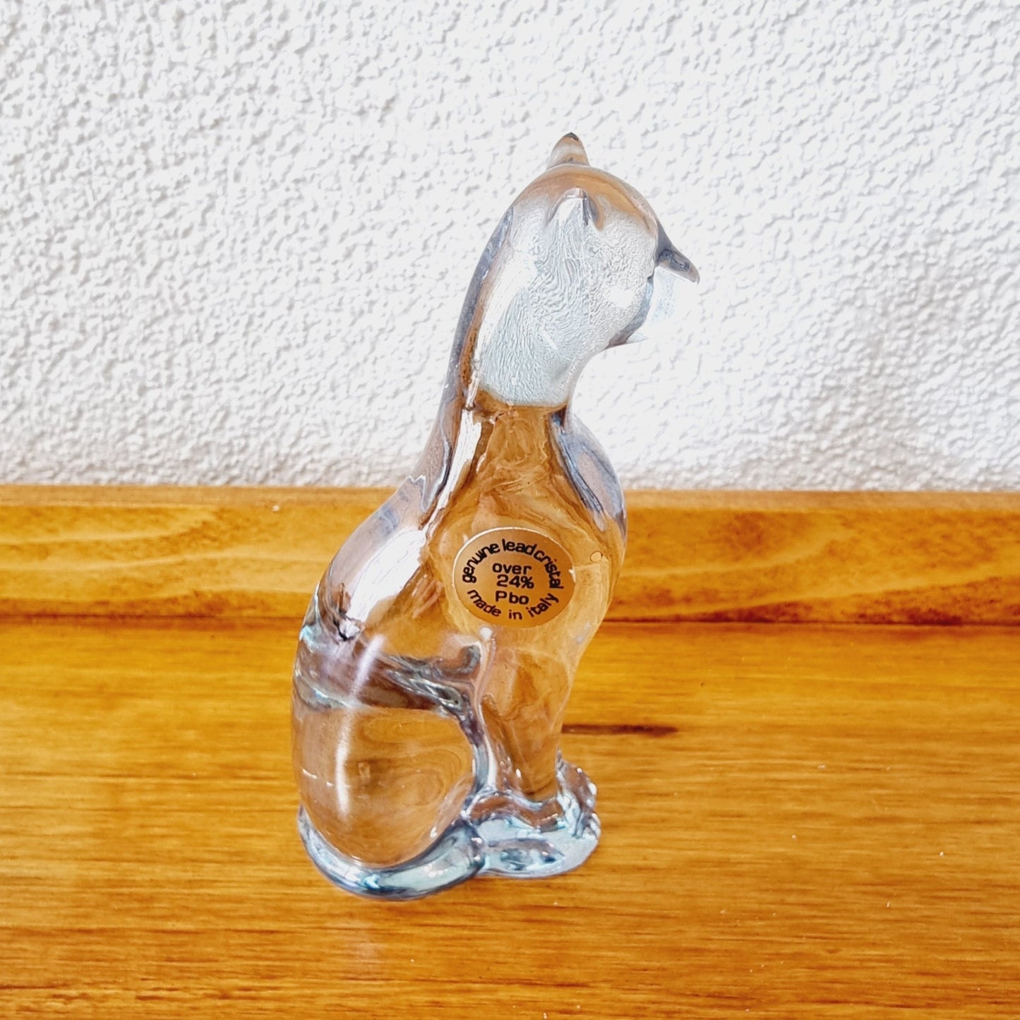 Bibelot - Panthère en véritable cristal de plomb