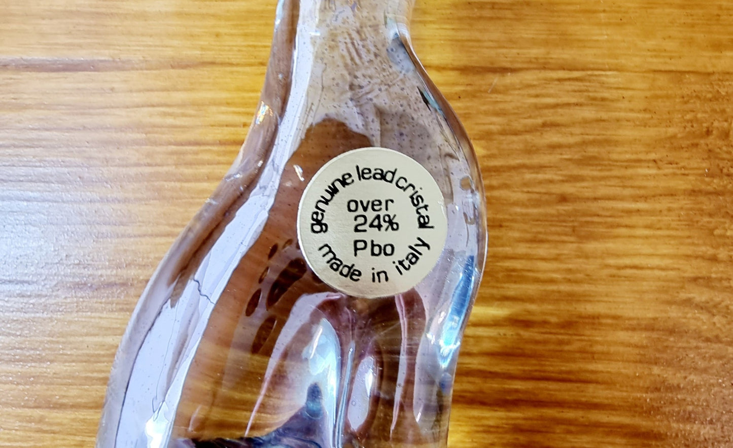 Bibelot - Panthère en véritable cristal de plomb