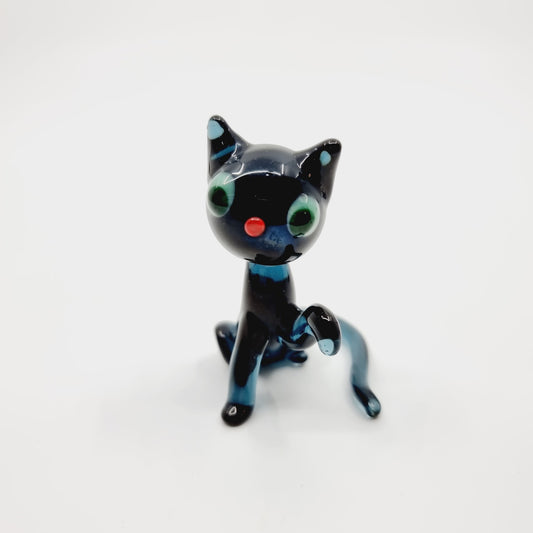 Chat noir en verre (Modèle n°25)
