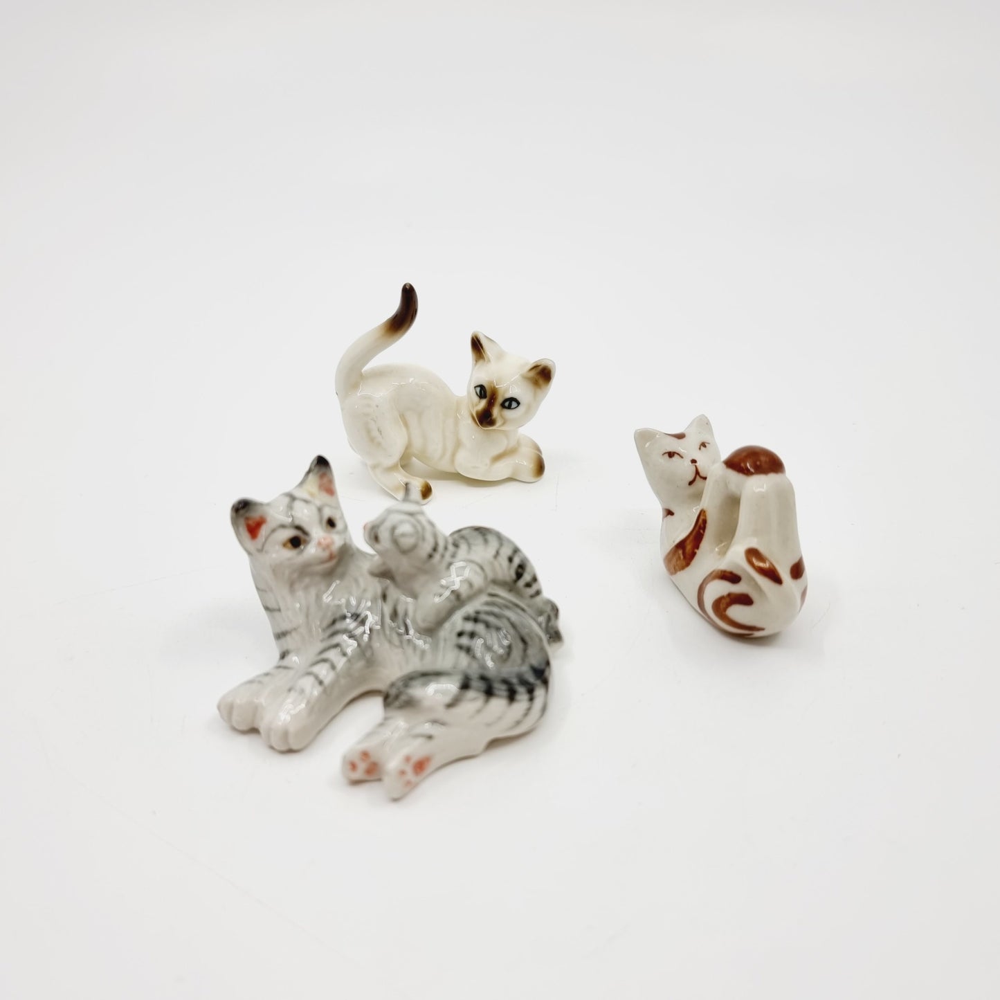 Lot de chats en porcelaine (5 pièces) (Modèle n°23)