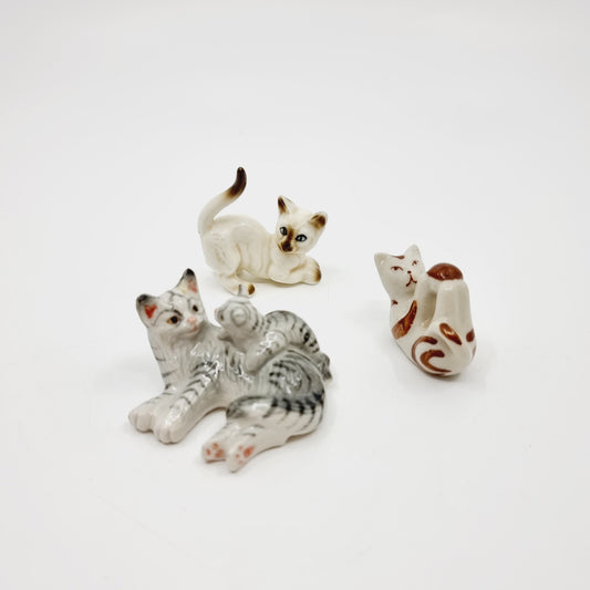 Lot de chats en porcelaine (5 pièces) (Modèle n°23)