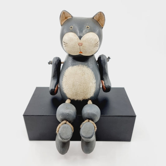 Chat articulé en bois (Modèle n°35)