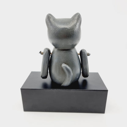 Chat articulé en bois (Modèle n°35)