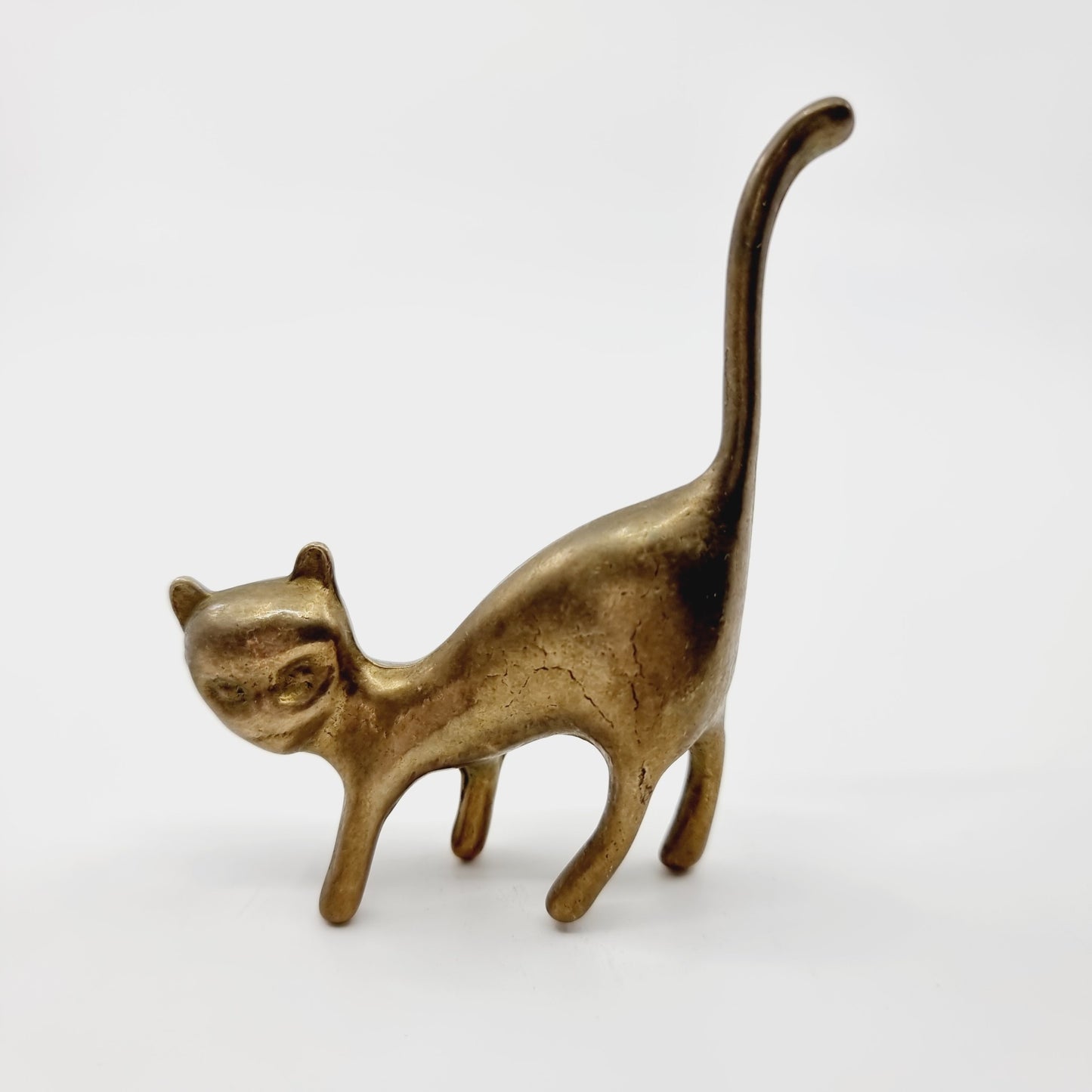 Chat en laiton des années 70 (Modèle n°39)