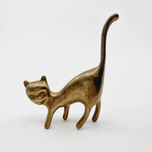 Chat en laiton des années 70 (Modèle n°39)