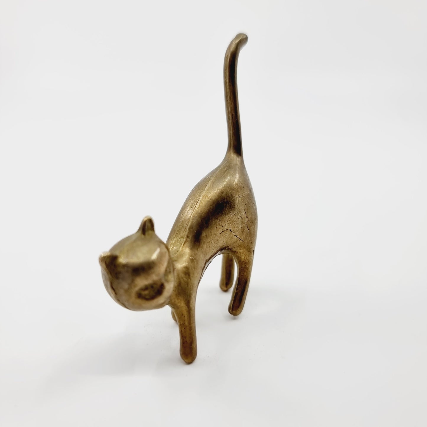 Chat en laiton des années 70 (Modèle n°39)