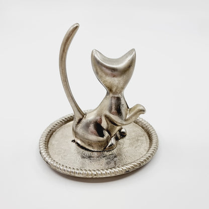 Porte-bagues vintage chat (Modèle n°37)