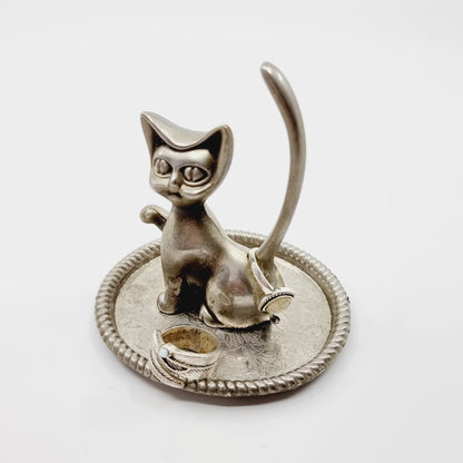 Porte-bagues vintage chat (Modèle n°37)