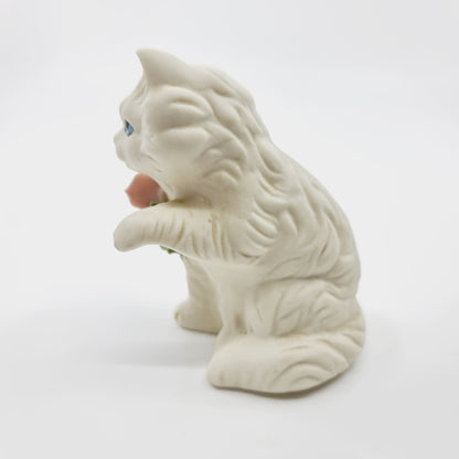 Couple de chats avec collier de rose (Modèle n°70)