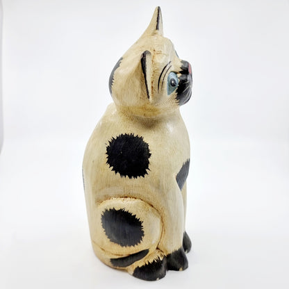 Chat beige & noir aux yeux bleus (Modèle n°65)