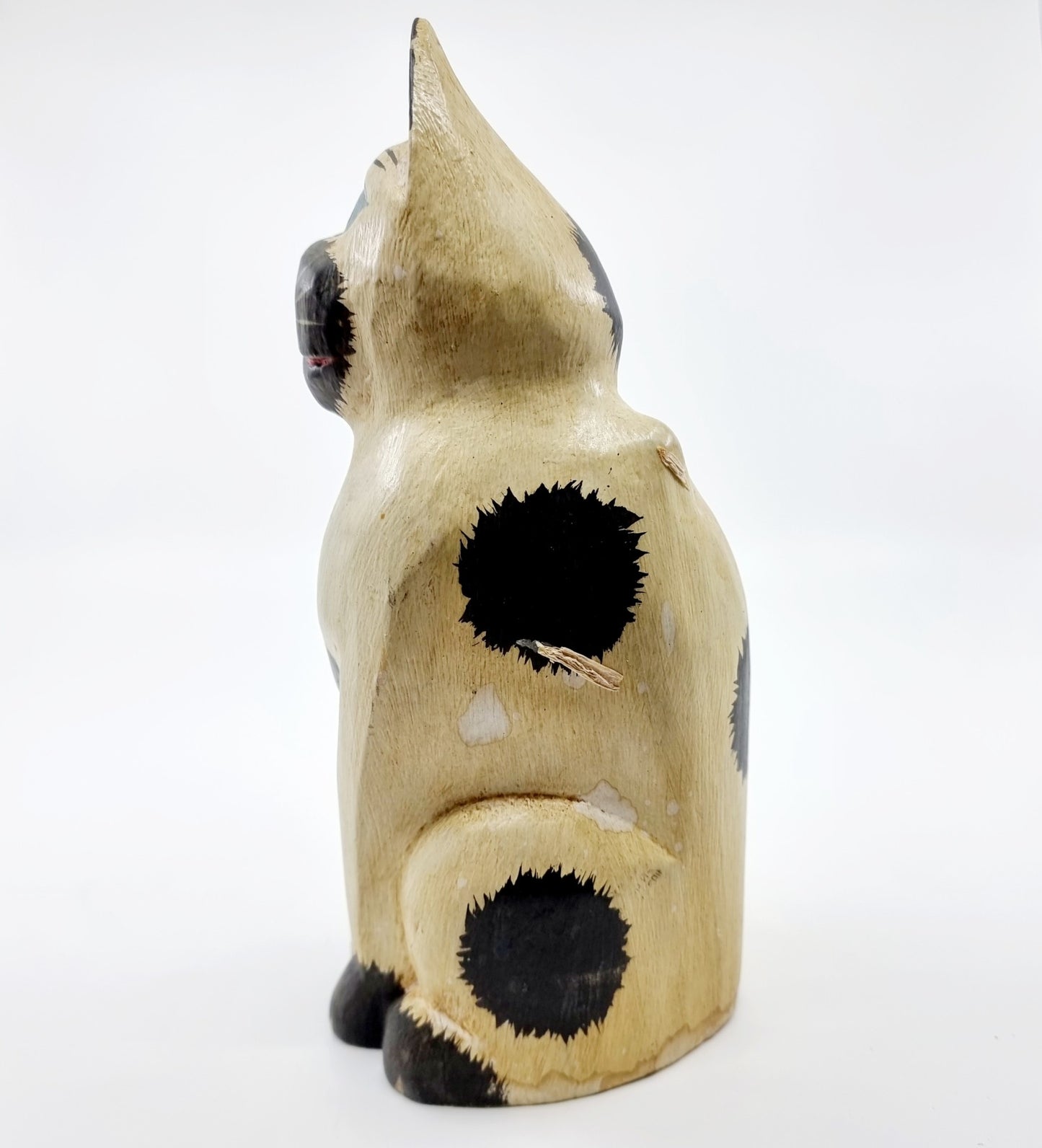 Chat beige & noir aux yeux bleus (Modèle n°65)