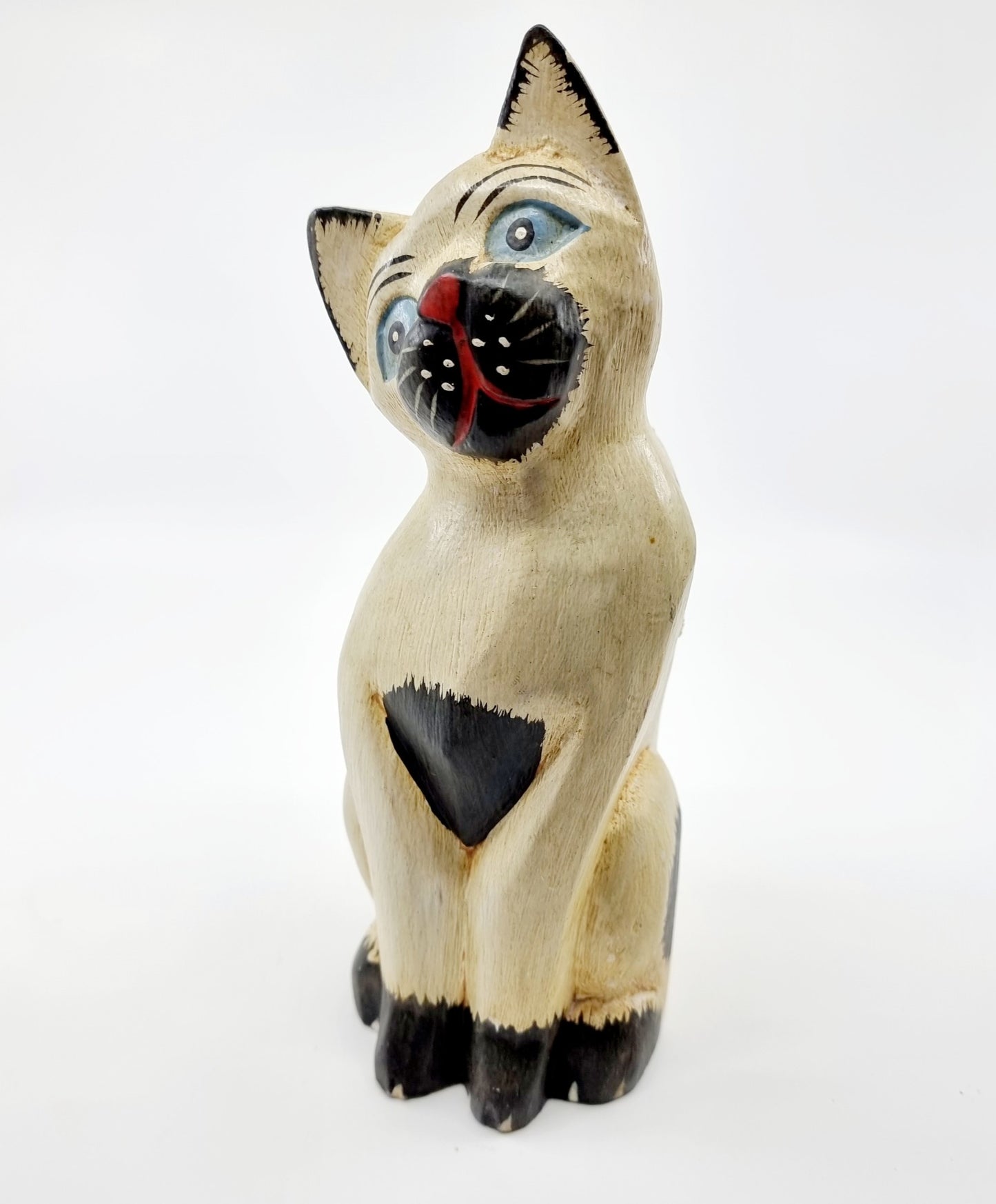 Chat beige & noir aux yeux bleus (Modèle n°65)