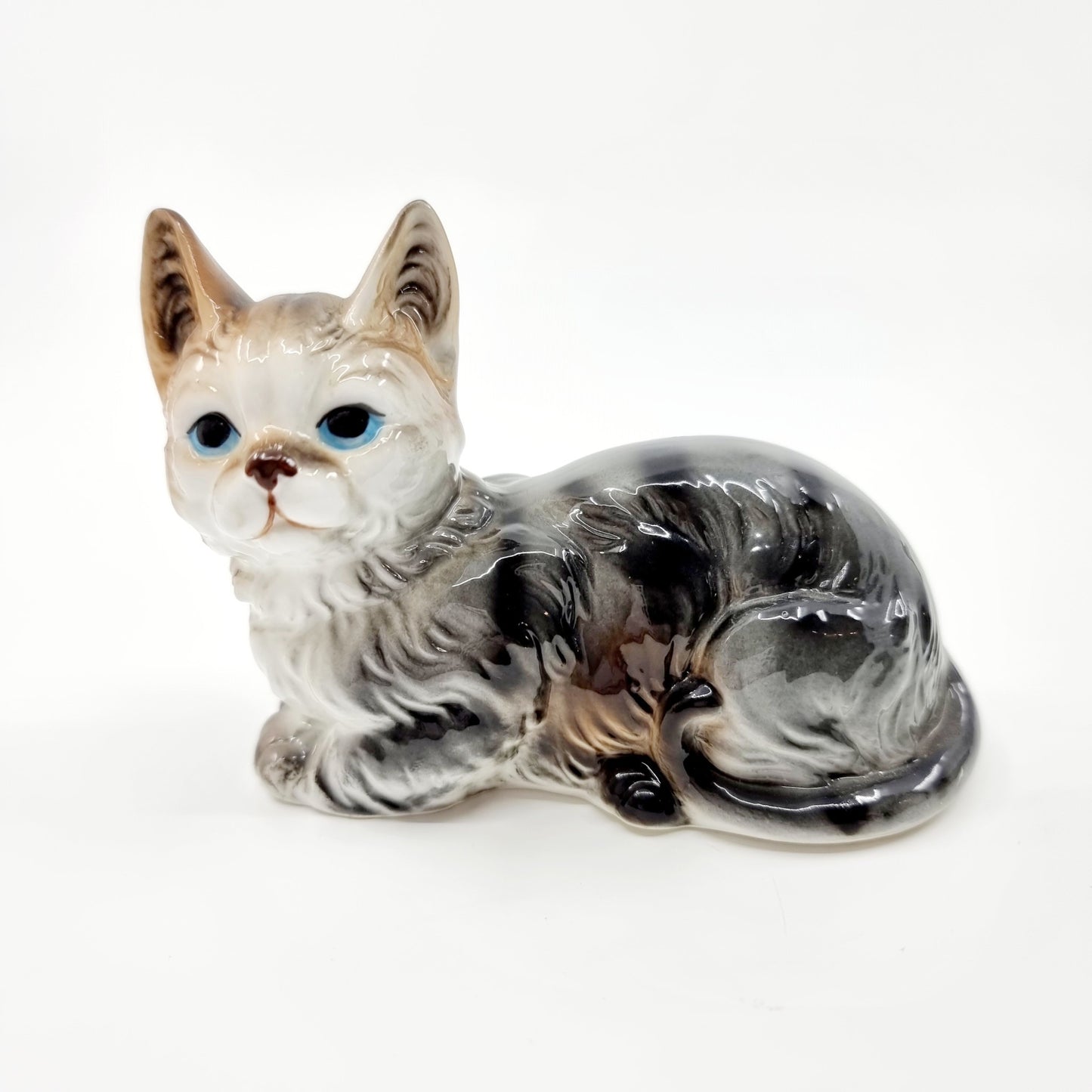 Couple de chats en porcelaine (Modèle n°67)