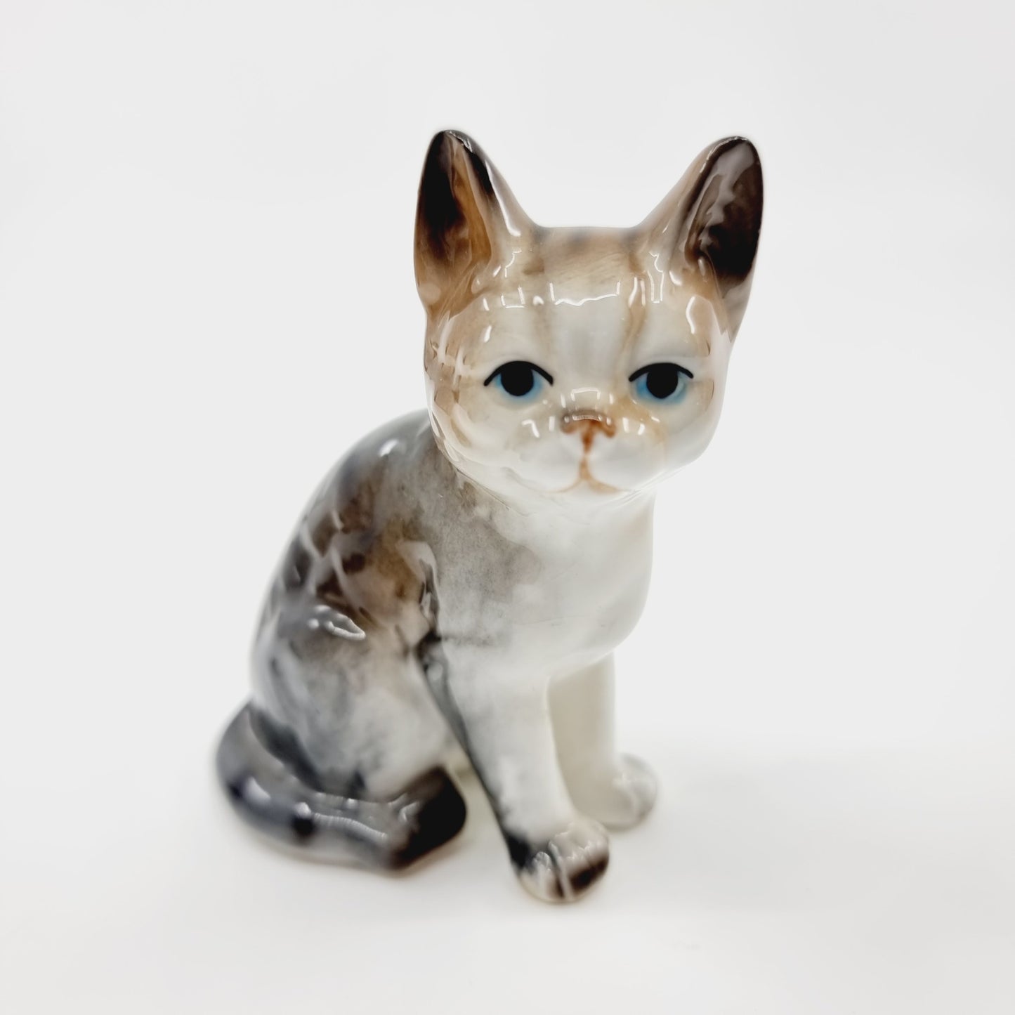 Couple de chats en porcelaine (Modèle n°67)