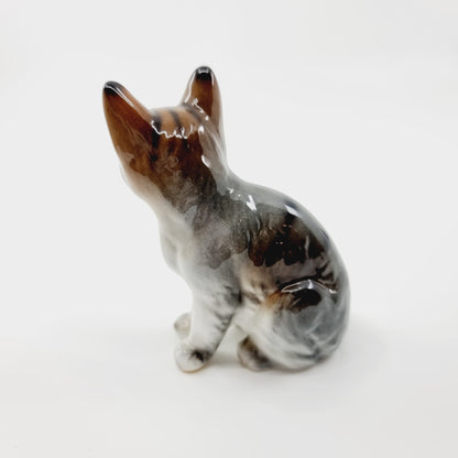 Couple de chats en porcelaine (Modèle n°67)