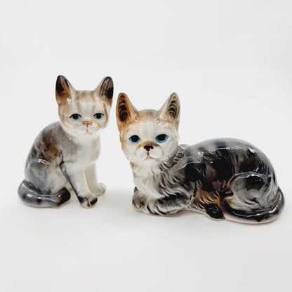 Couple de chats en porcelaine (Modèle n°67)