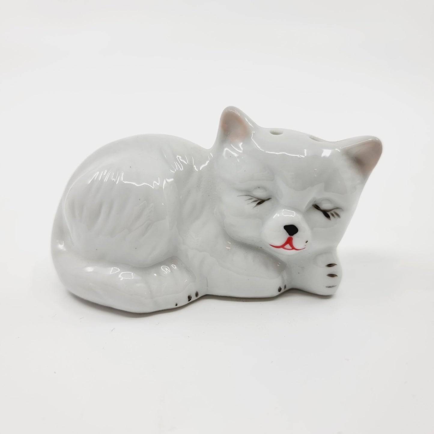 Salière et poivrière - chats dans leur panier (Modèle n°81)