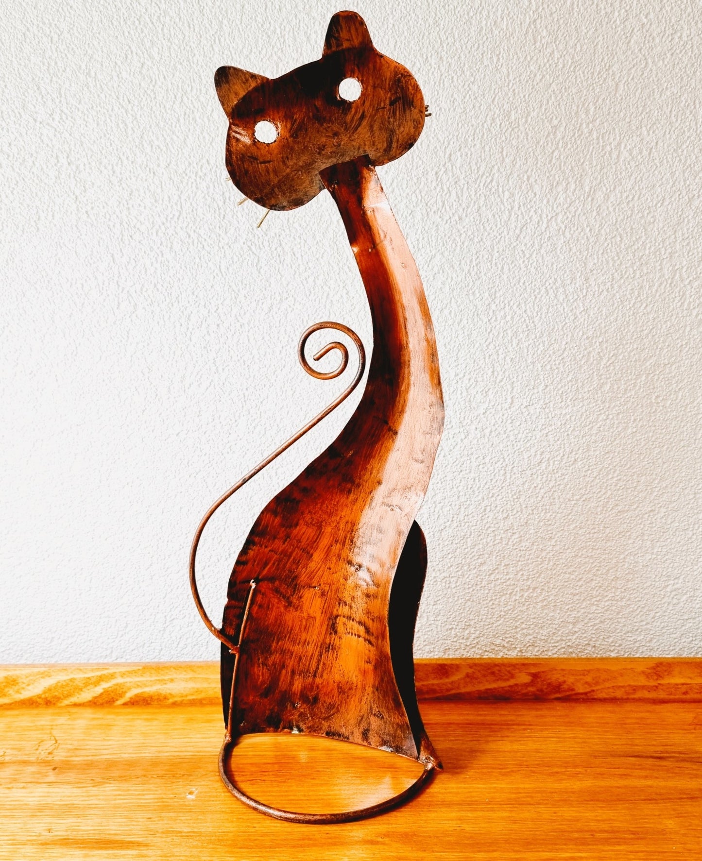 Chat en métal et sa jolie mosaïque (Modèle n°59)