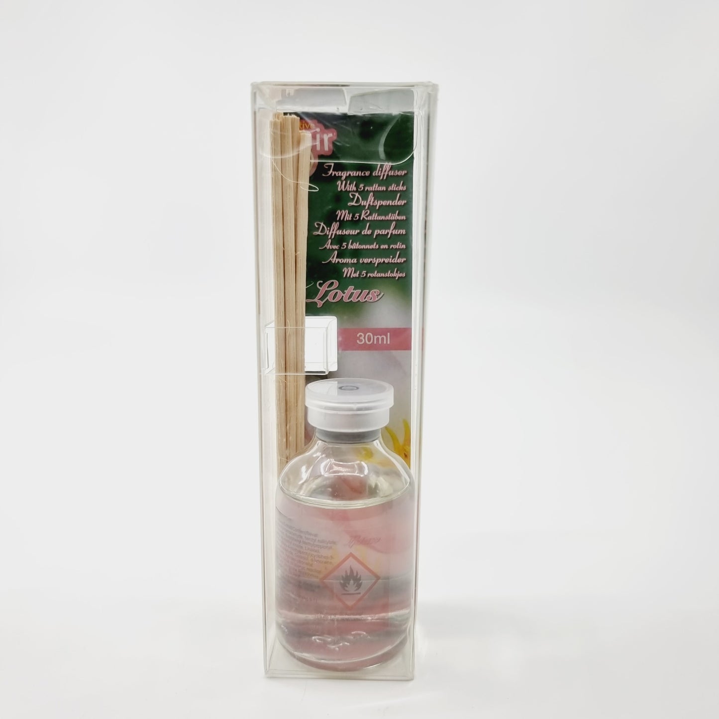 Diffuseur de parfum avec 5 bâtonnets - Lotus