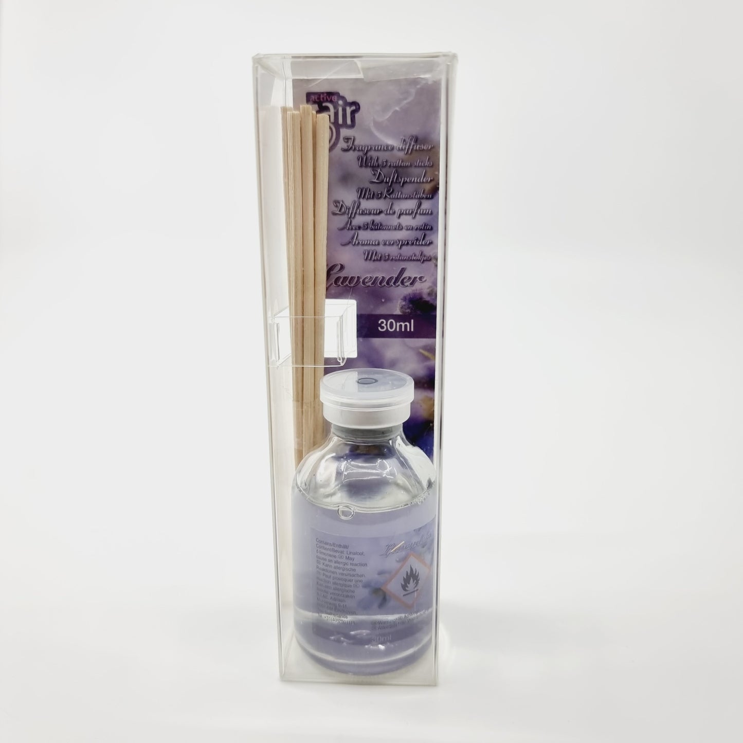 Diffuseur de parfum avec 5 bâtonnets - Lavande