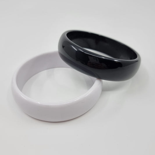 Bracelet duo noir & blanc