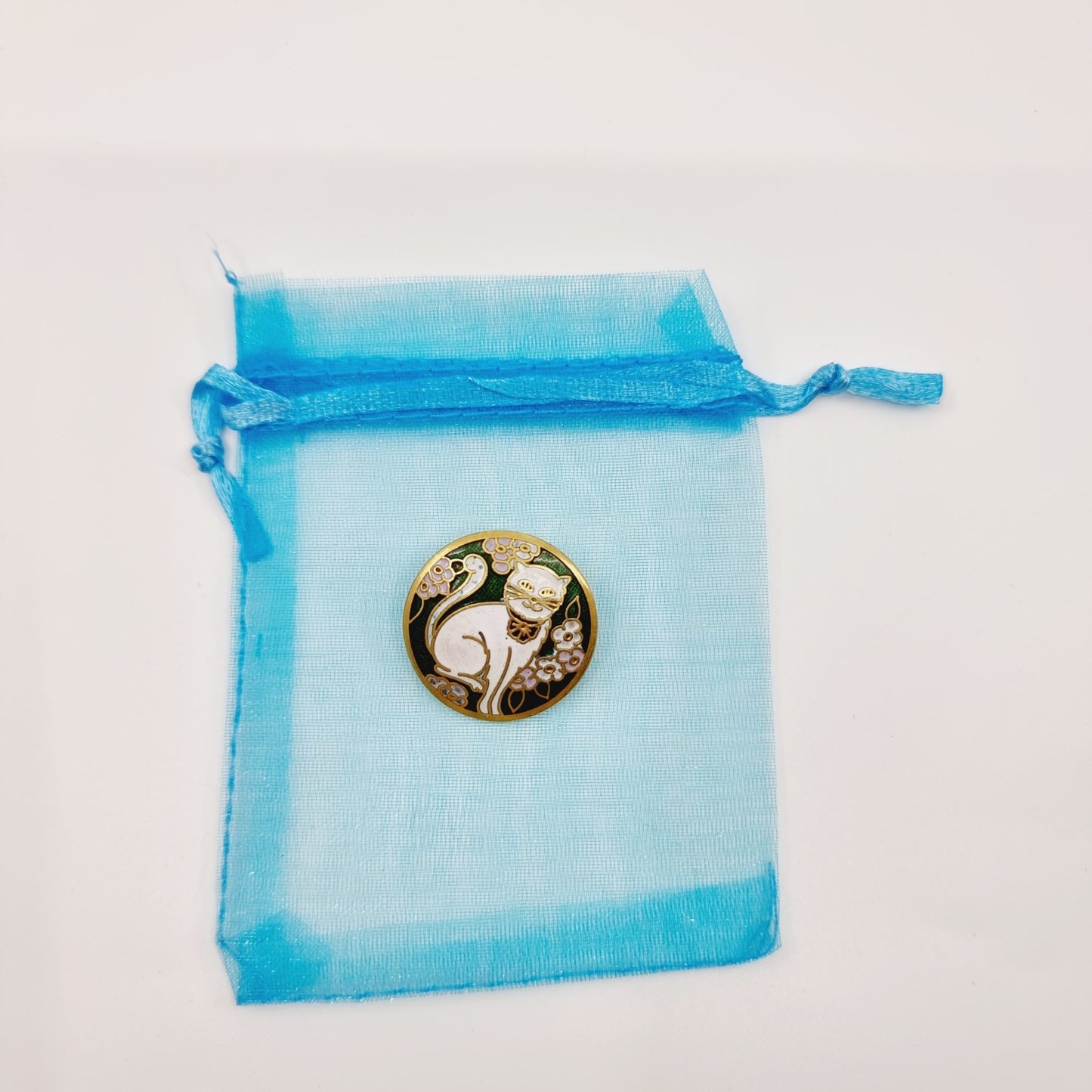 Broche ronde chat (Modèle n°49)