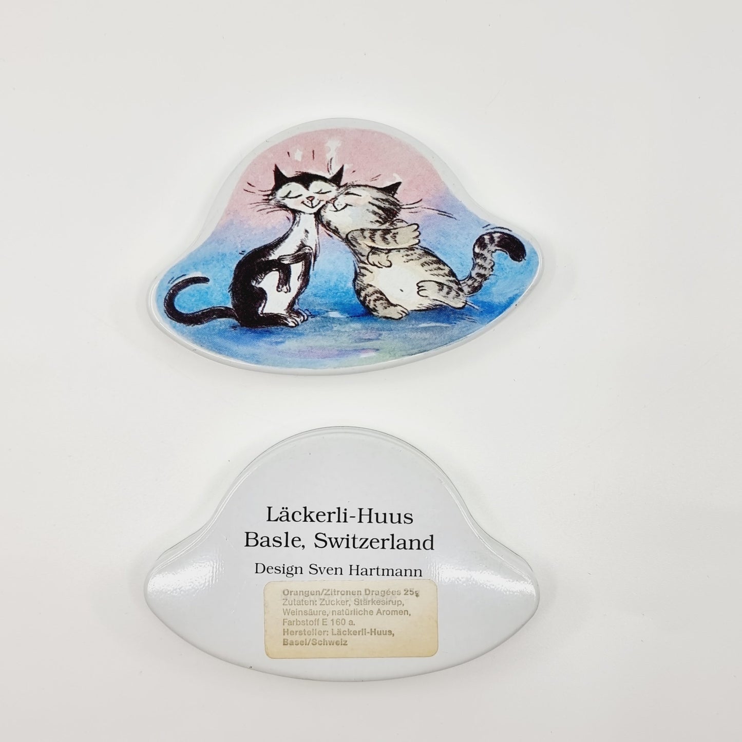 Petite boîte en métal - Läckerli-Huus Switzerland (2 pièces) (Modèle n°43)