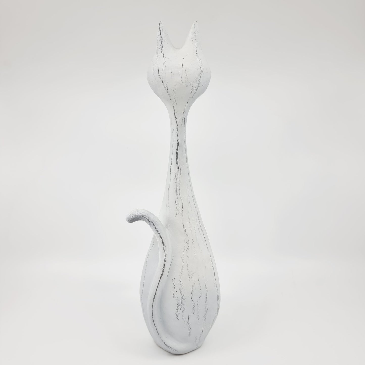 Chat blanc long cou (Modèle n°52)