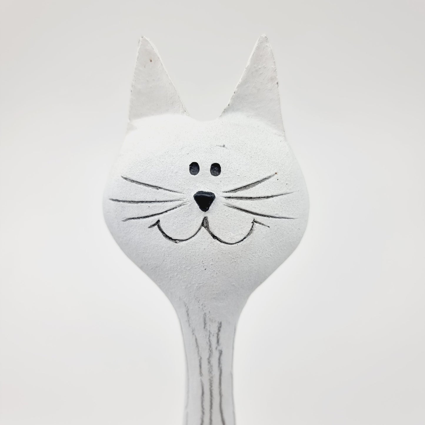 Chat blanc long cou (Modèle n°52)