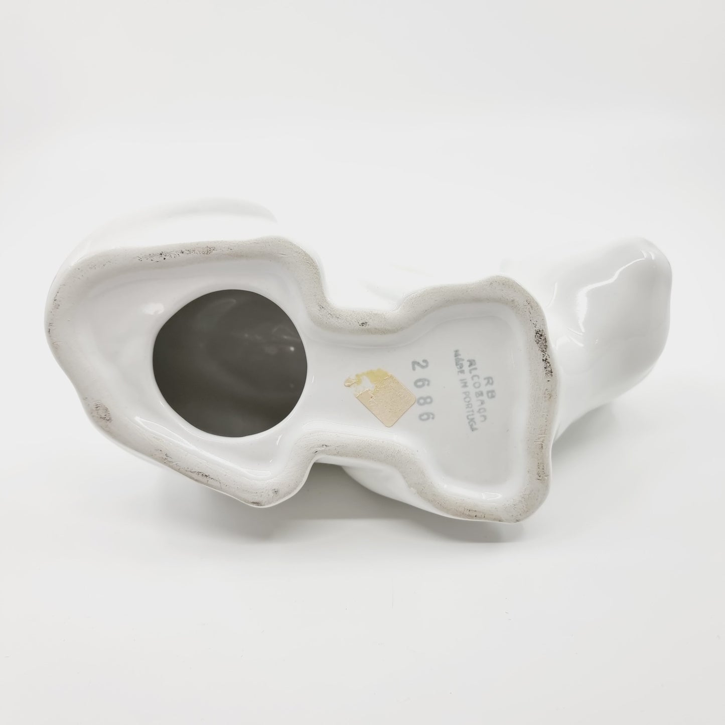 Chat en céramique blanc (Modèle n°57)