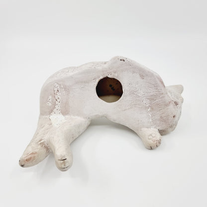 Chat blanc endormi pour rebord (Modèle n°54)