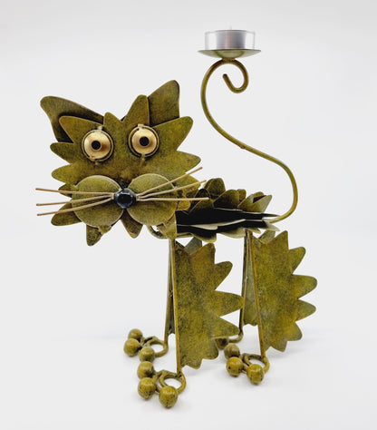 Porte-bougie - Chat (Modèle n°87)