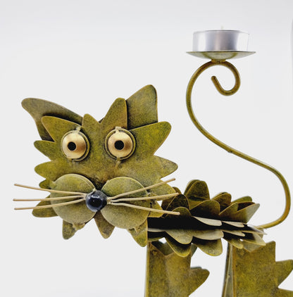 Porte-bougie - Chat (Modèle n°87)