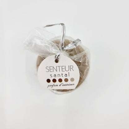 Galets de cire parfumée à fondre - Santal