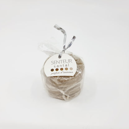 Galets de cire parfumée à fondre - Santal