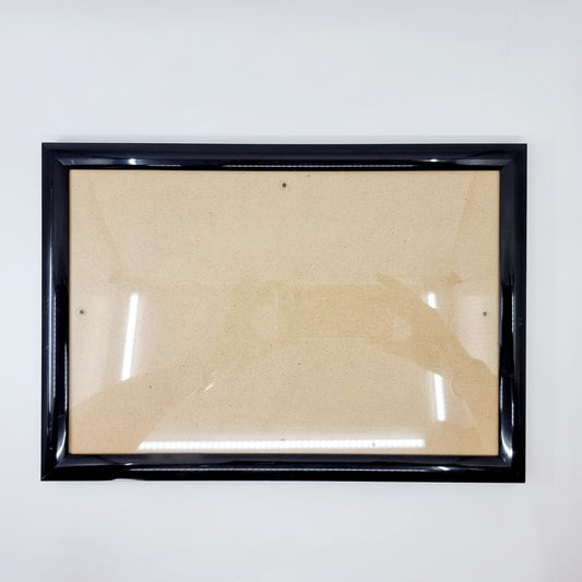 Cadre photo noir en plastique