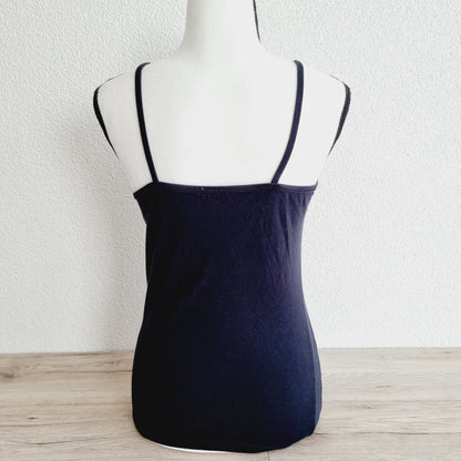 Top noir en dentelle (SIZE : S)