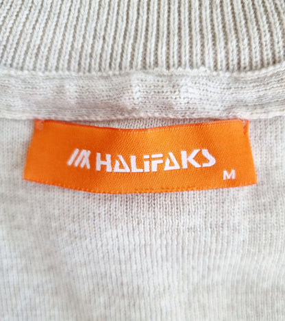 Pullover col en V motif argyle (SIZE : M)